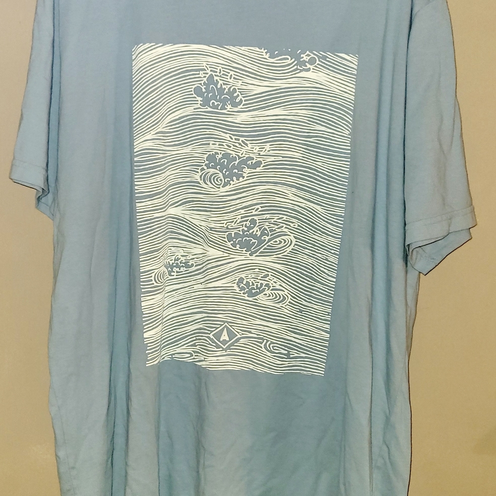 Blue Graphic Men's Shirt